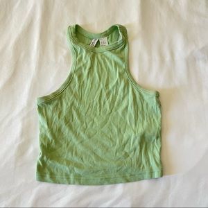 H&M Lime green halter top